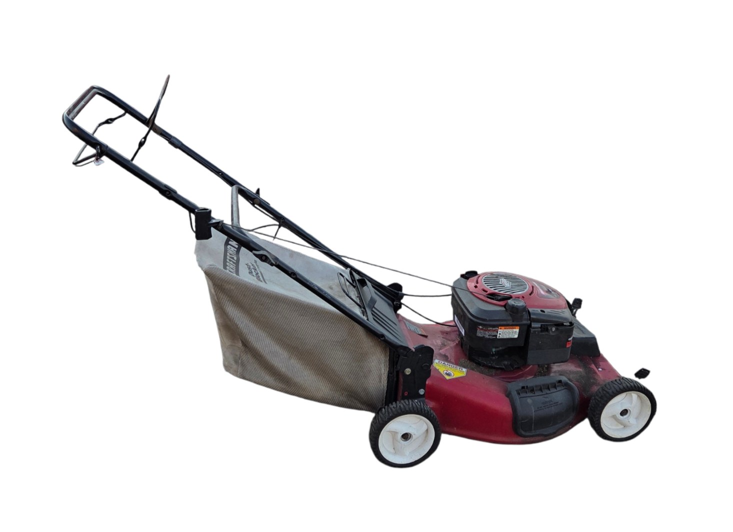 Craftsman 22 Self-Propelled Lawn Mower 6.25 HP With Dust Blocker Bag