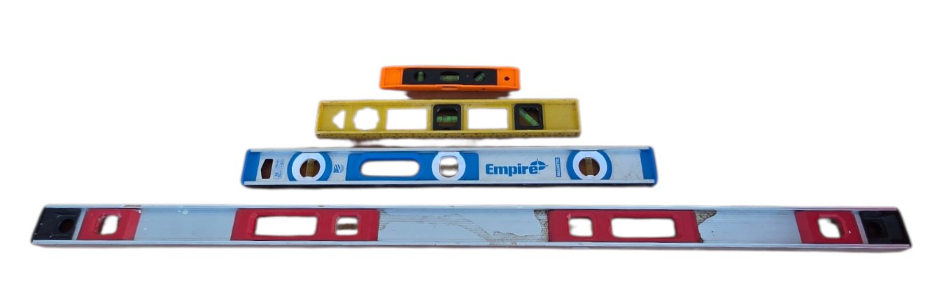 Mixed Level Lot  Empire, Craftsman, Torpedo and Aluminum Levels