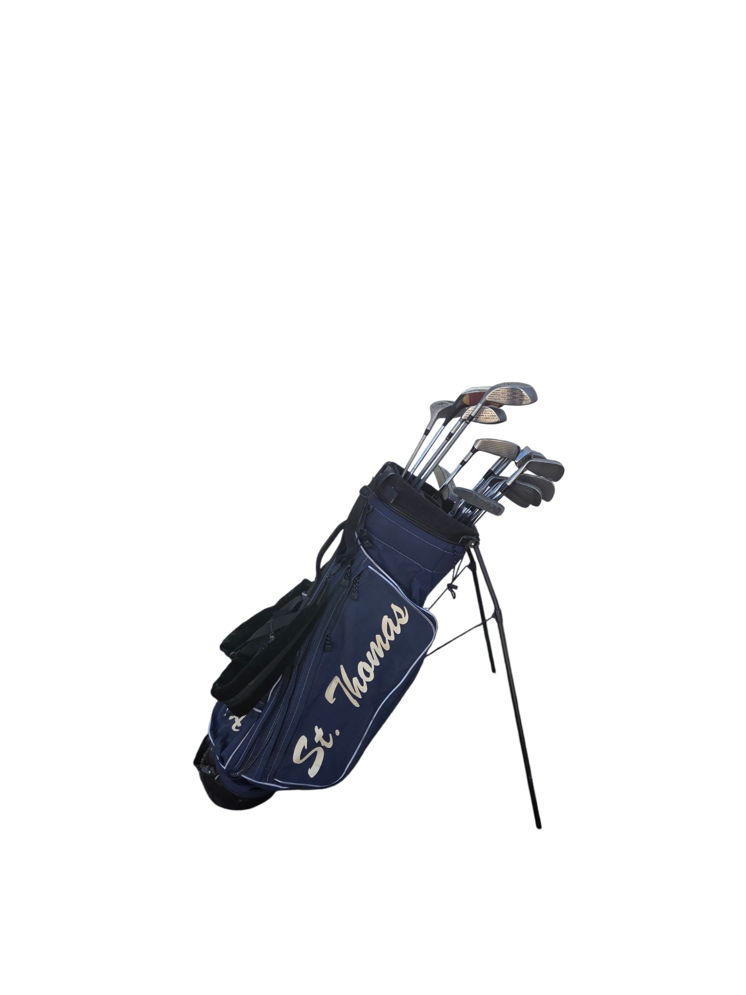 St. Thomas Golf Club Set with Ping Hoofer Lite Stand Bag, Slazenger Irons, King Cobra Woods and Putter