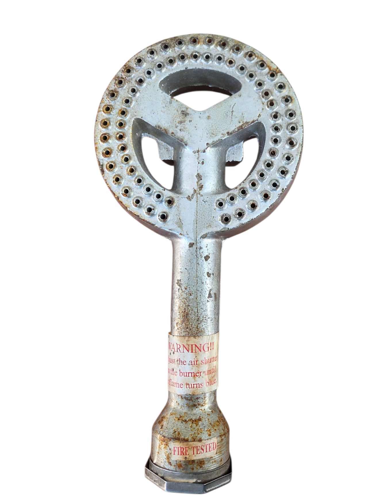 Vintage Metal Gas Burner Head