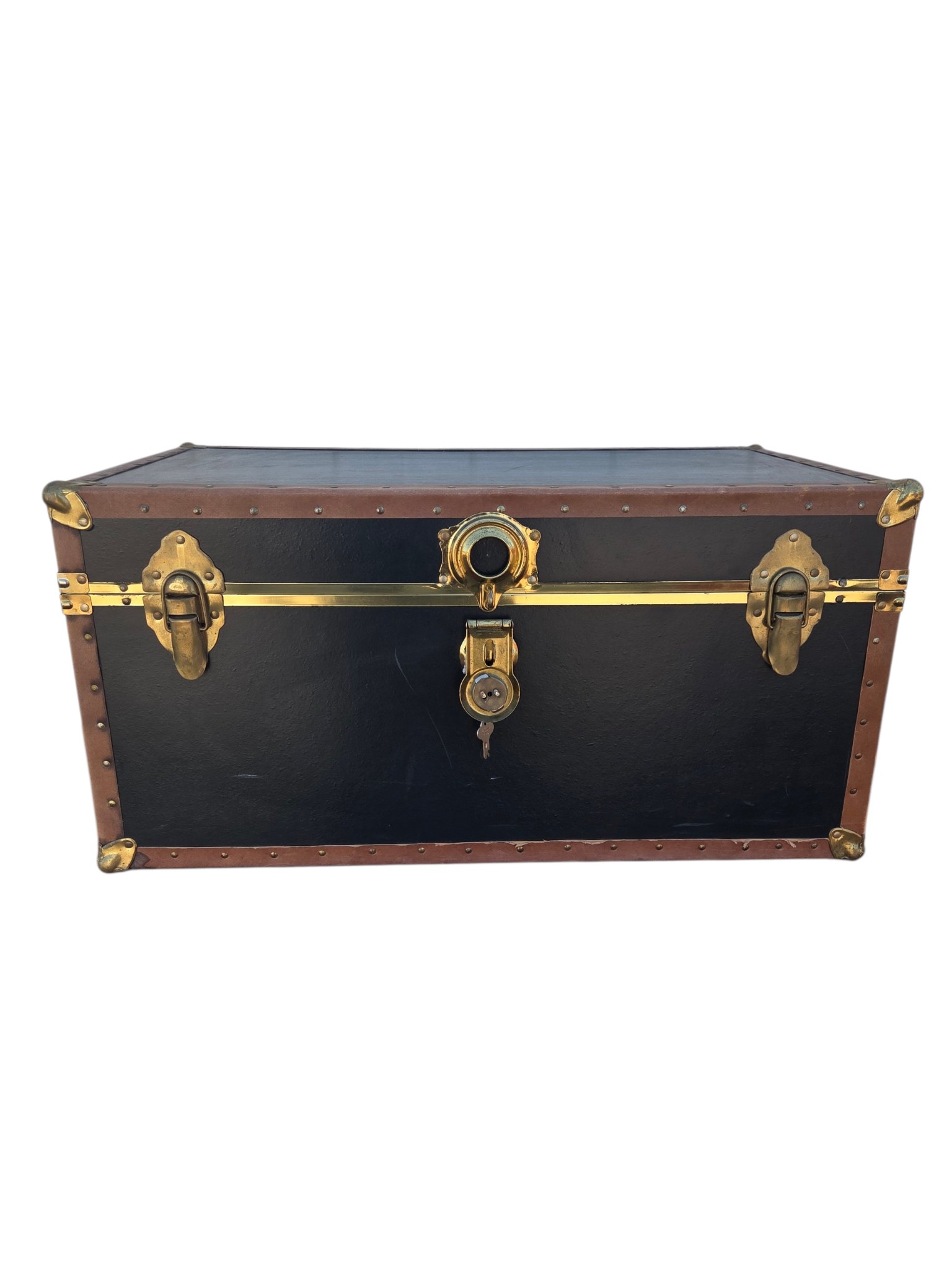 Vintage Style Decorative Storage Trunk Chest With Key