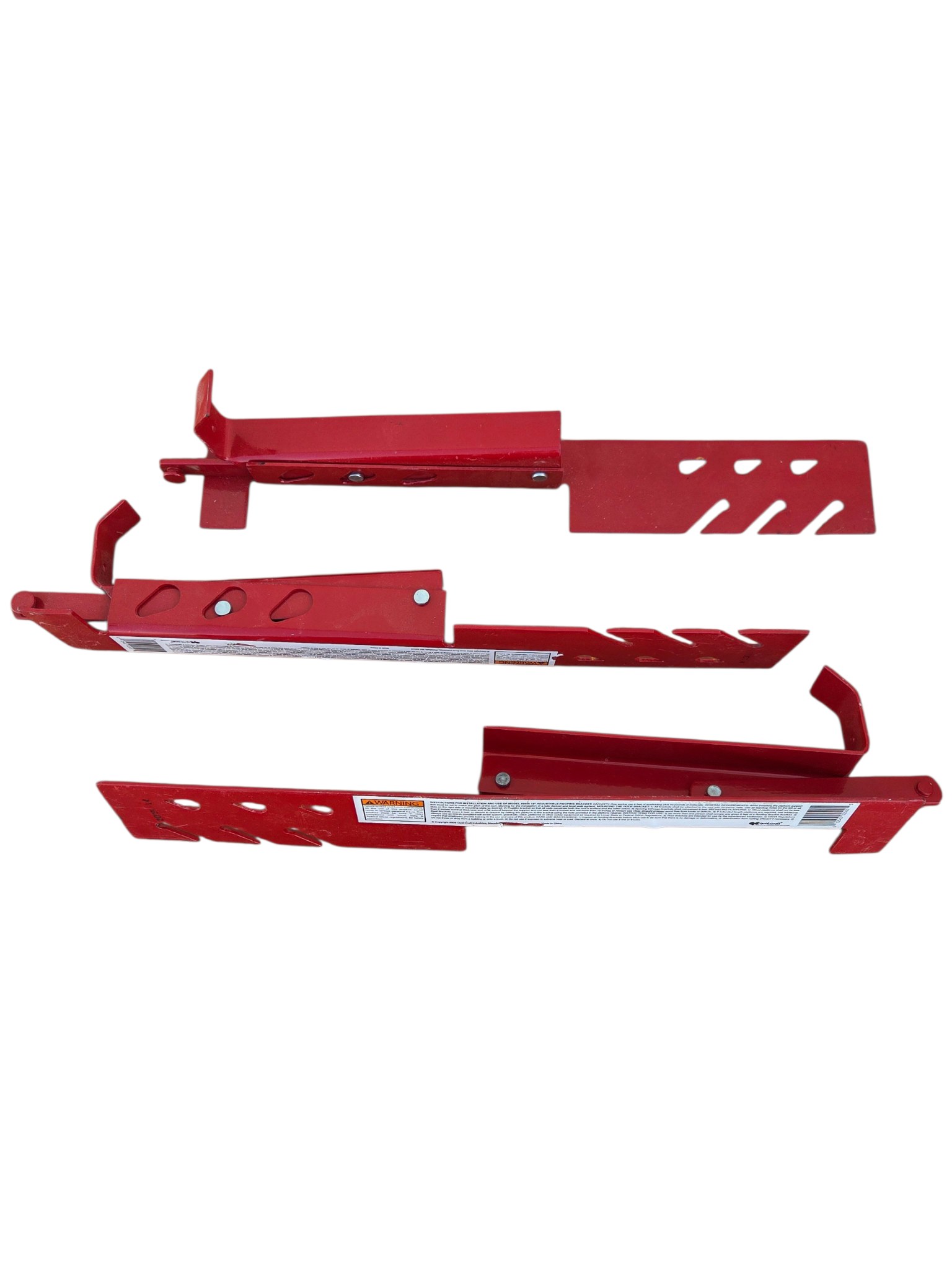 Lot of 3 Adjustable 10 Roofing Brackets Model 2500
