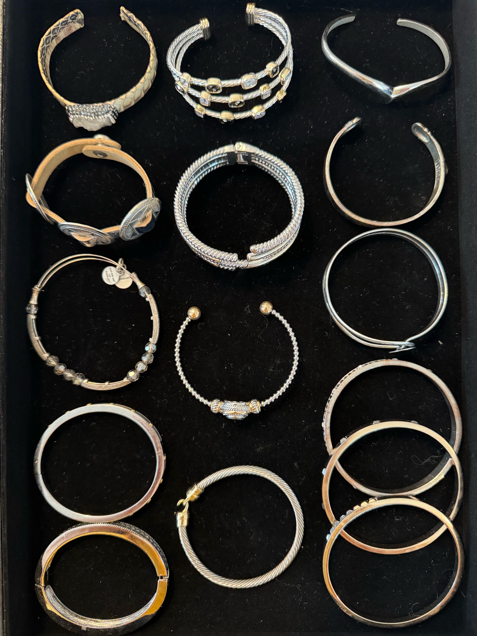 Silver bracelets