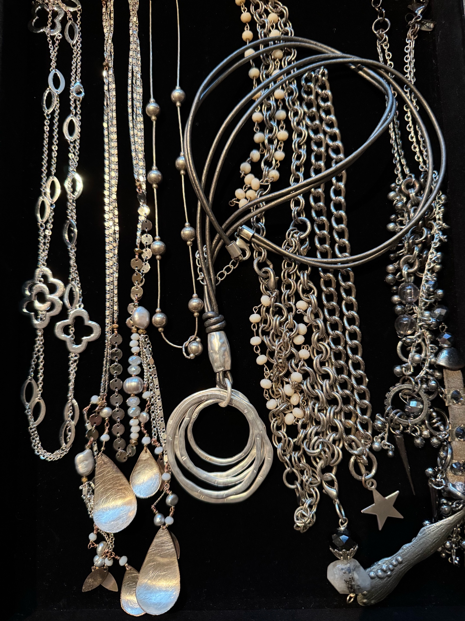 Siver necklaces