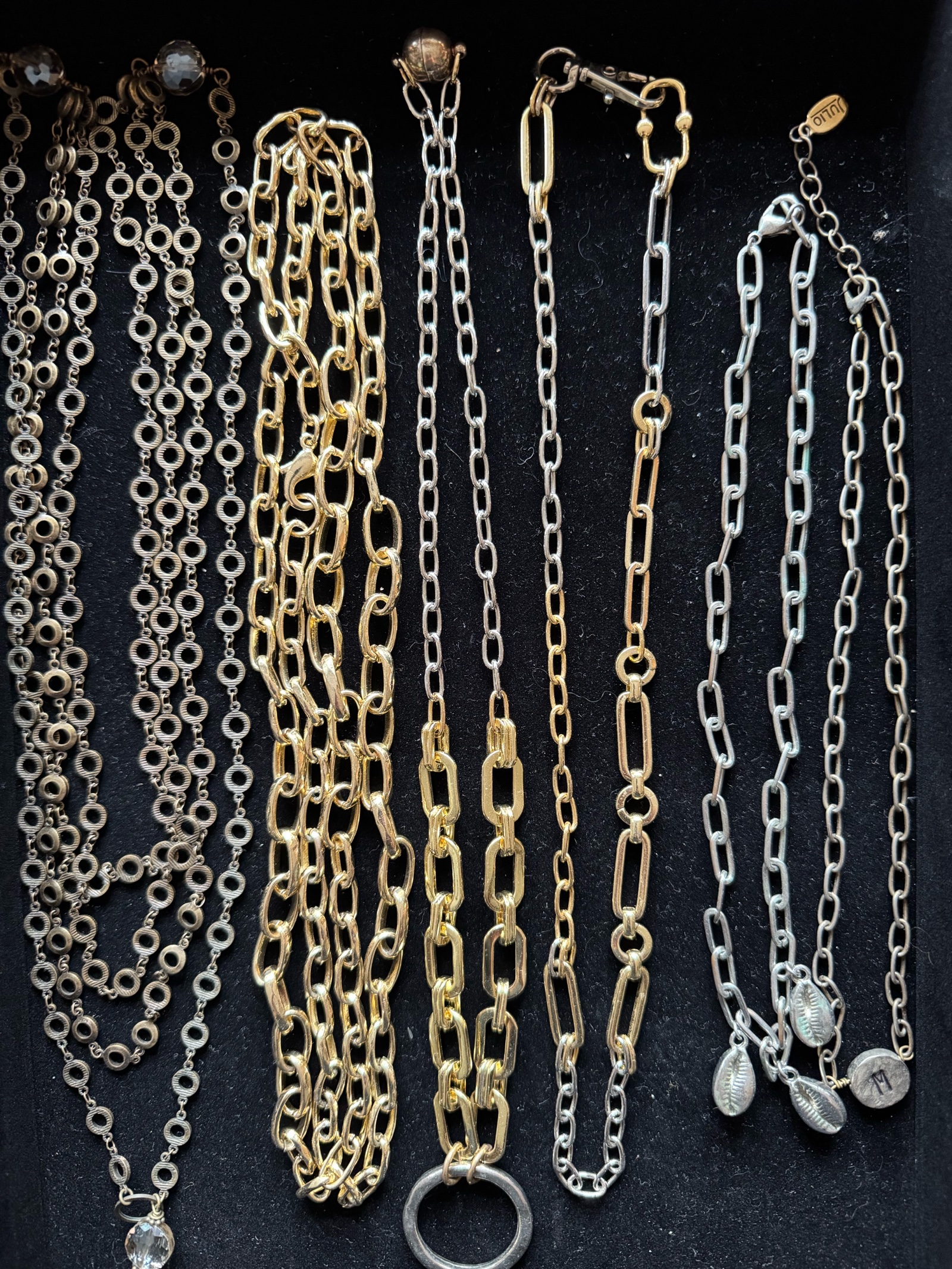 Chain link necklaces