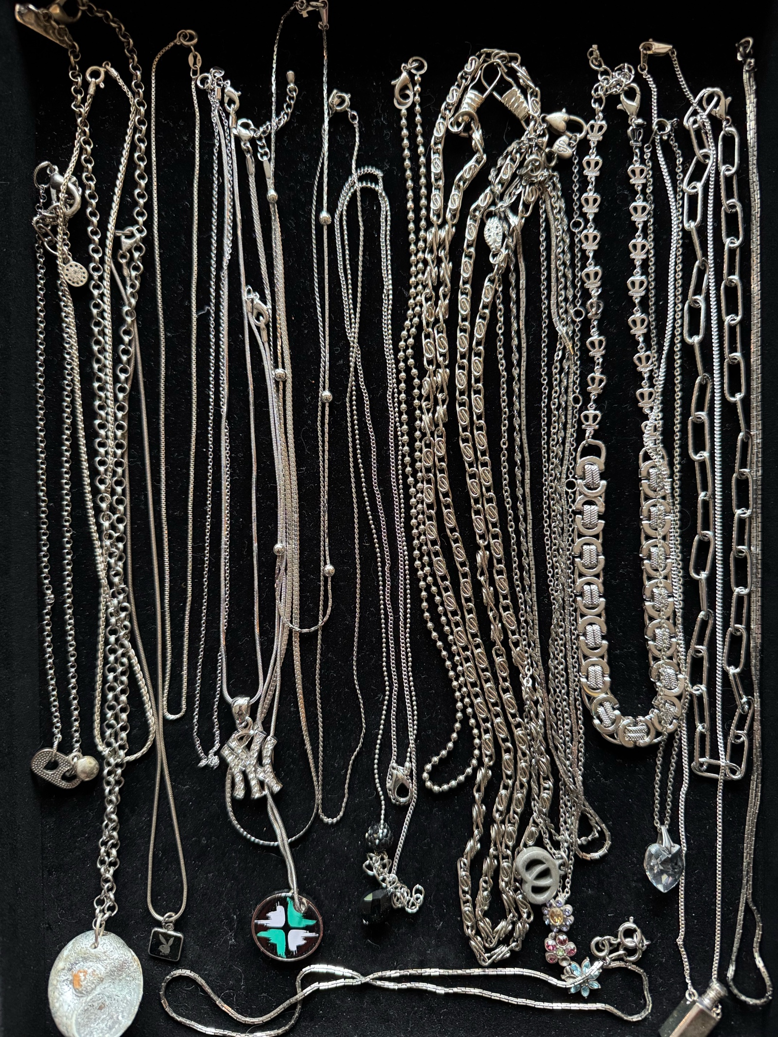 Silver chains