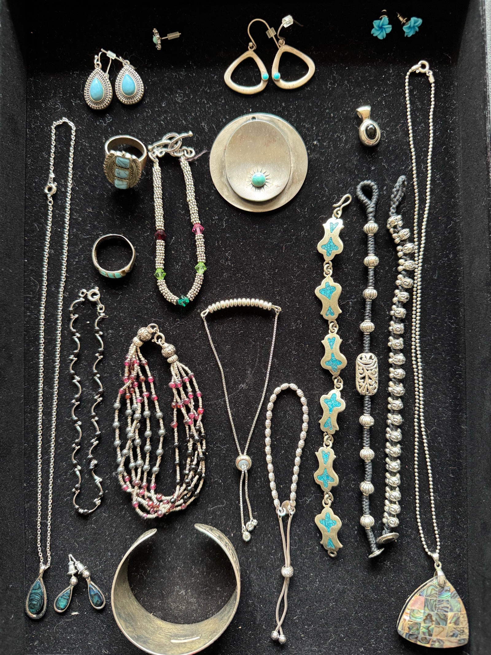 Silver and Turquoise Jewelry