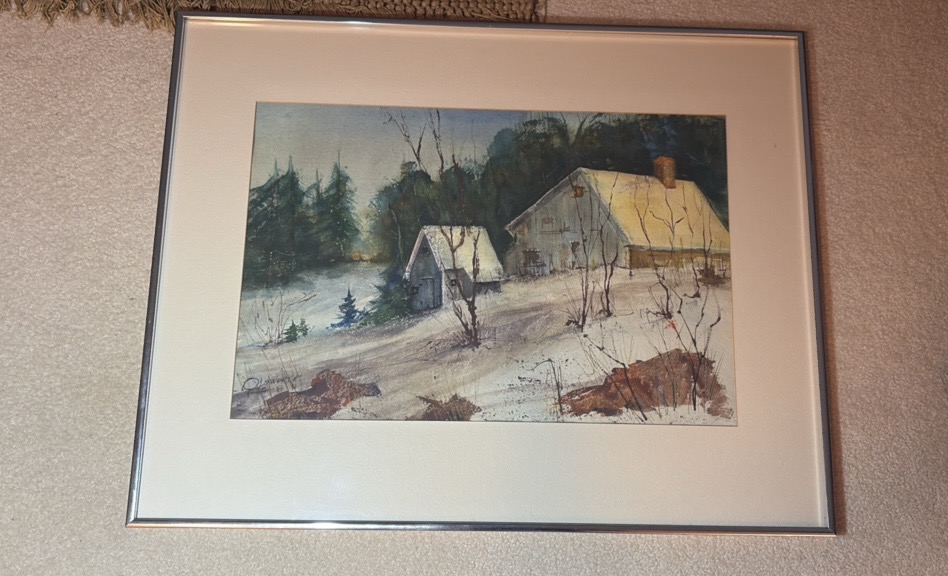 1980 The Yellow Roof by Olsworth artwork