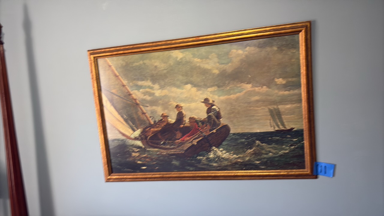 Framed Print by Homer Breezing Up
