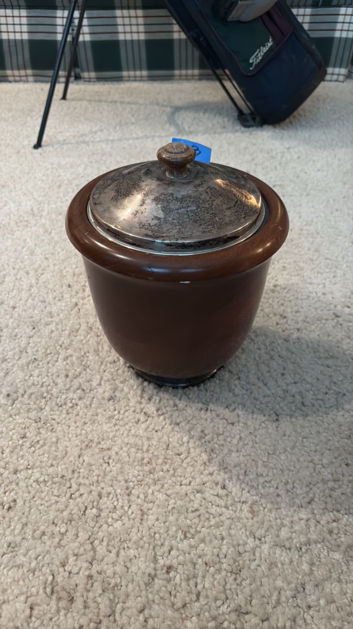 Mid-century sterling silver ice bucket