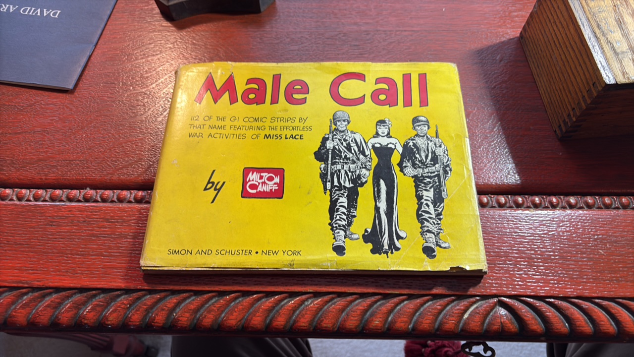 Vintage Male Call collection of comic strips artist signature