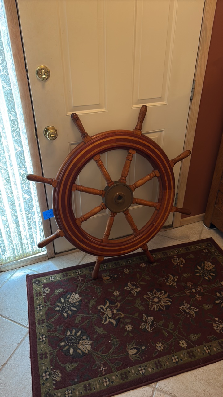 Boat steering wheel 43 tall