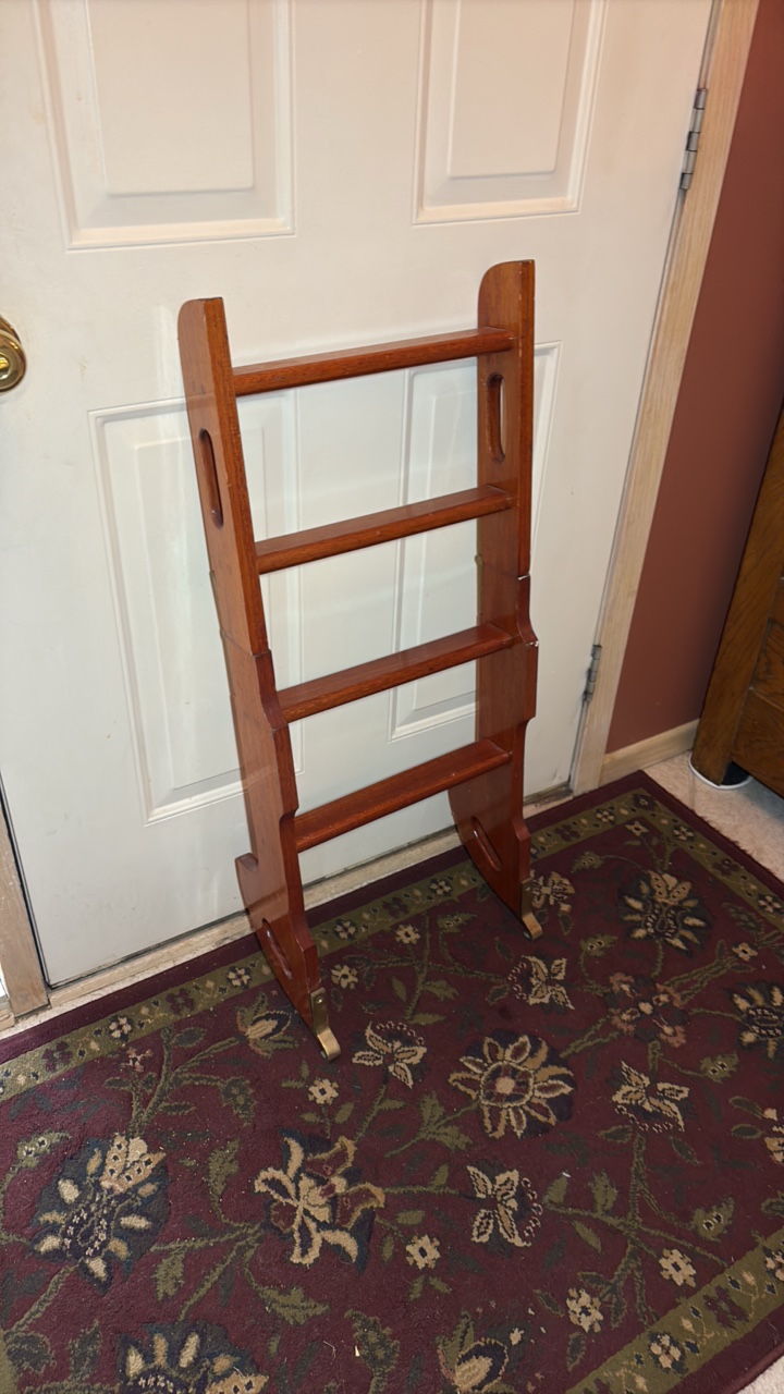Wood folding library ladder 36x 15