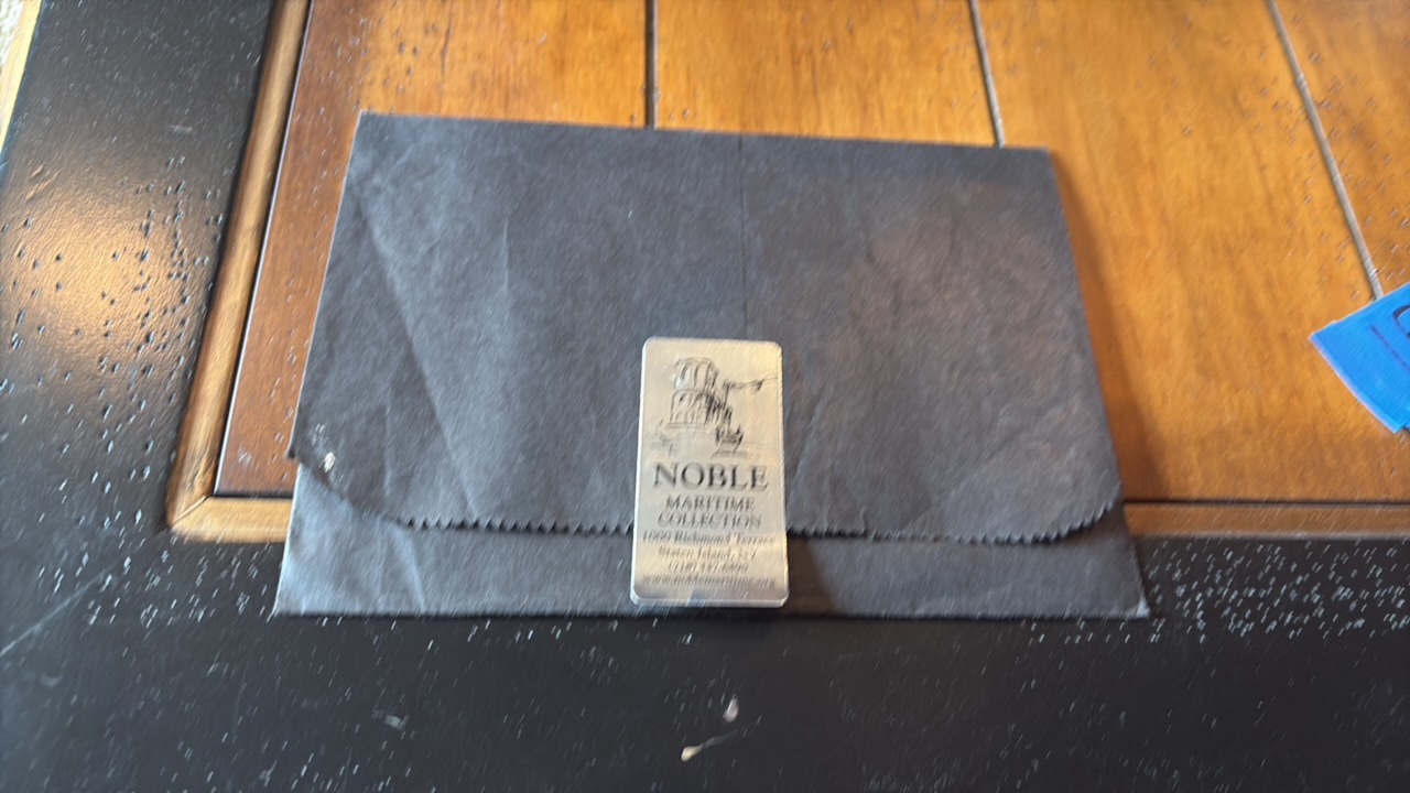 Vintage John A. Noble maritime collection note
