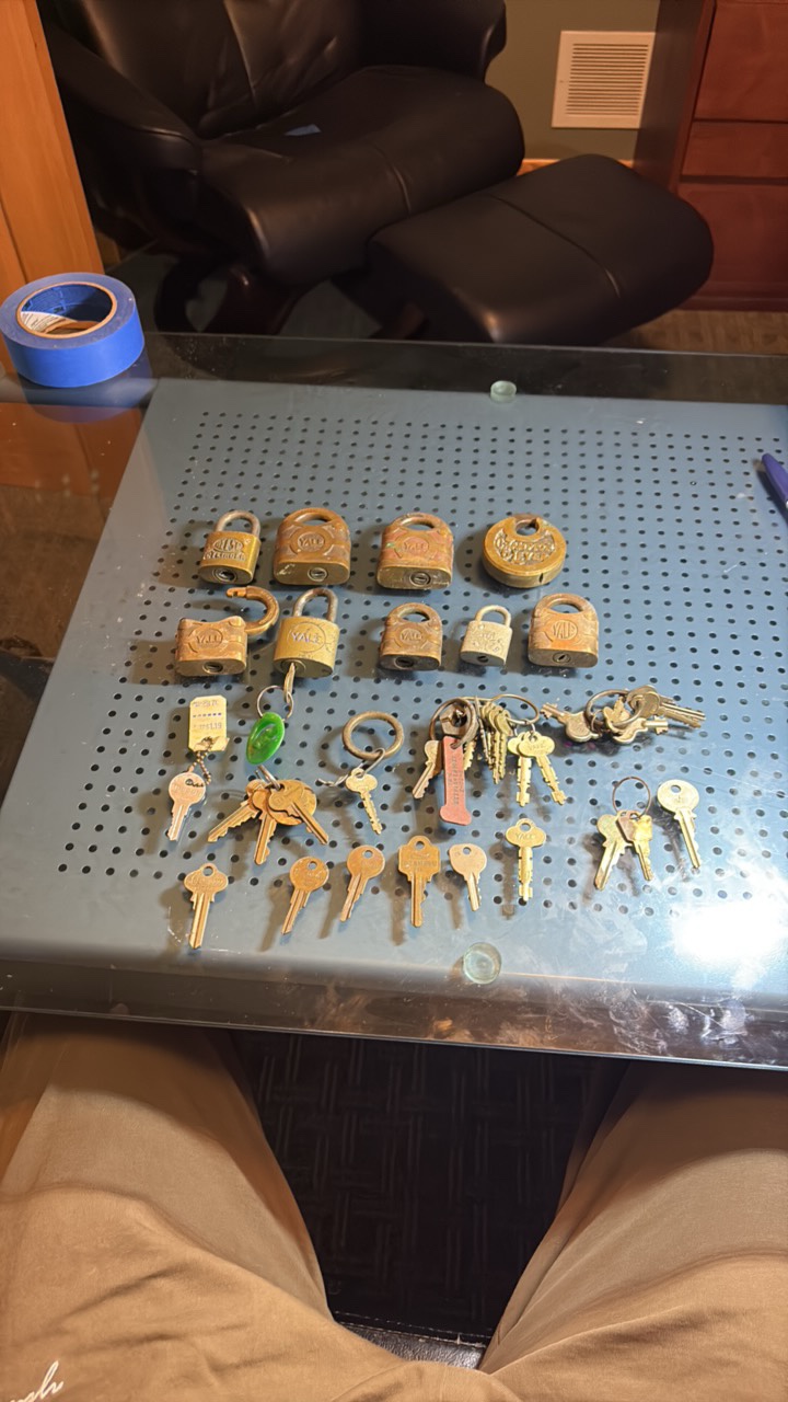 Vintage Yale locks