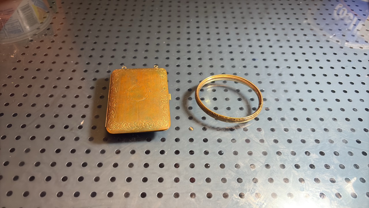 Antique Dance Compact 12K bracelet