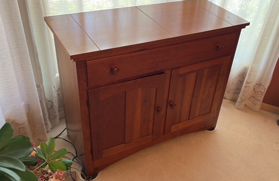 Mission Sofa Table Cabinet