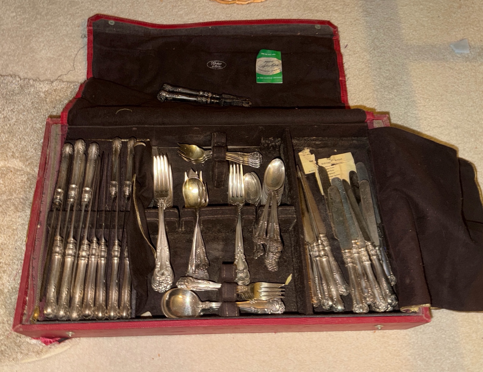 Beautiful Vintage intricate designed silverware