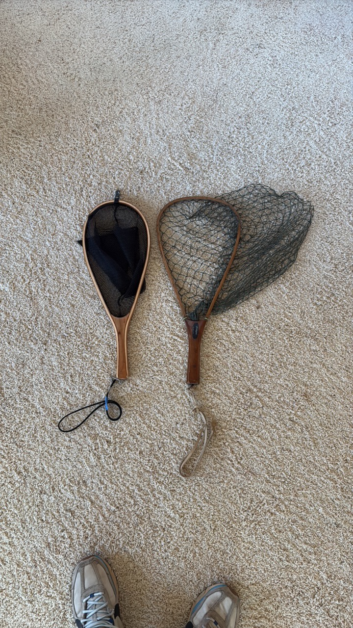 (2) Trout Landing Fishing nets