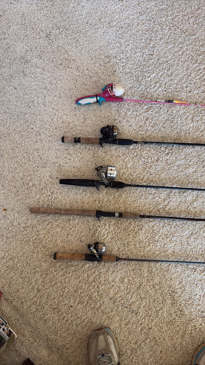 (5) Fishing rods