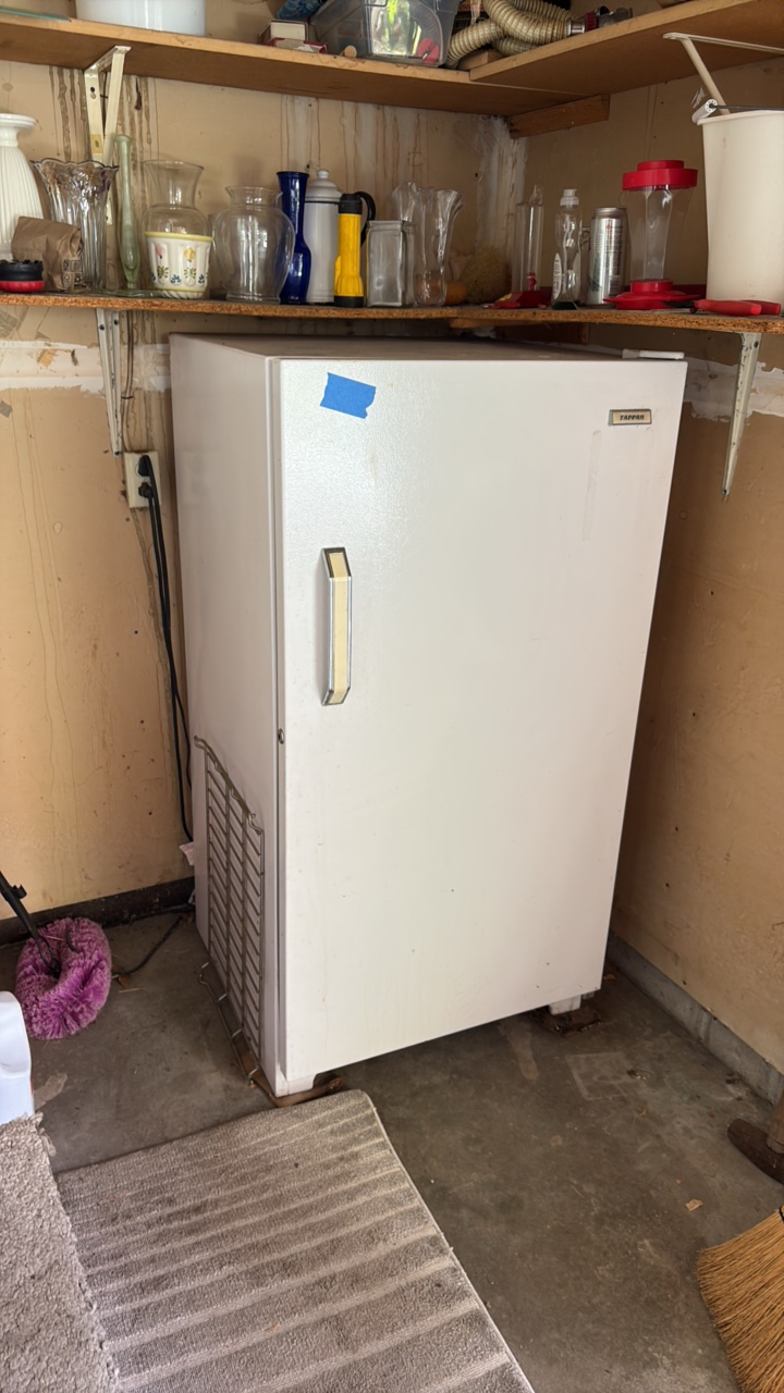 Tappan Upright Freezer H 55 x L 28 x D 27