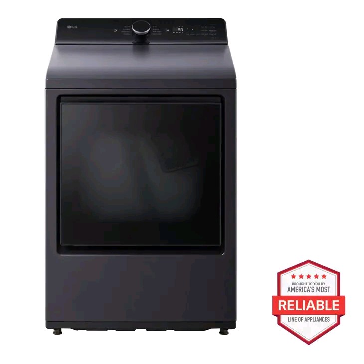 7.3 cu. ft. Ultra Large Capacity Rear Control Electric Dryer with LG EasyLoadâ¢ Door and AI Sensing - $1449 MSRP
