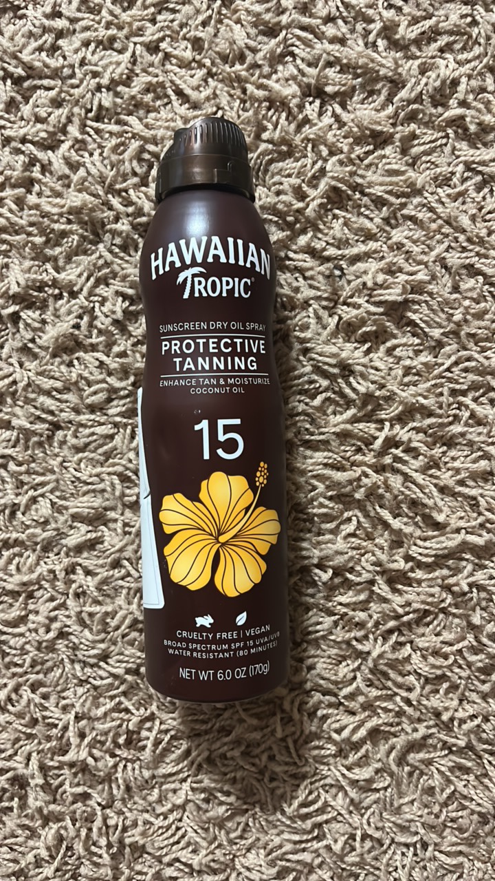 Hawaiian Tropic spf 15 sunscreen 6oz can