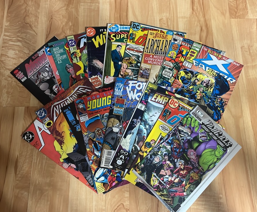 Variety of DC comic books