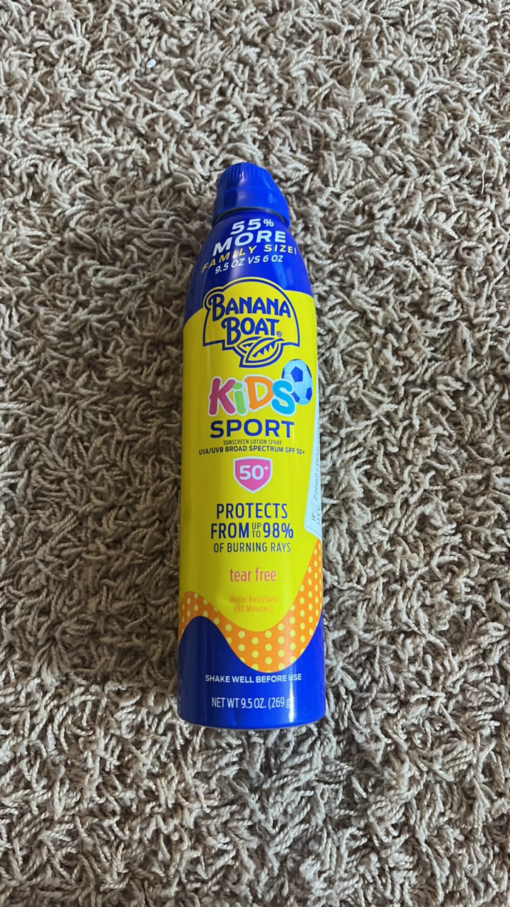 Banana Boat 9.5oz 50spf Kids Sport