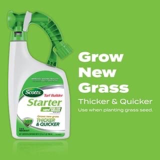 Turf Builder Starter Food for New Grass Ready-Spray 32 oz. 600 sq. ft. Use on Newly Seeded Lawns, For All Grass Types