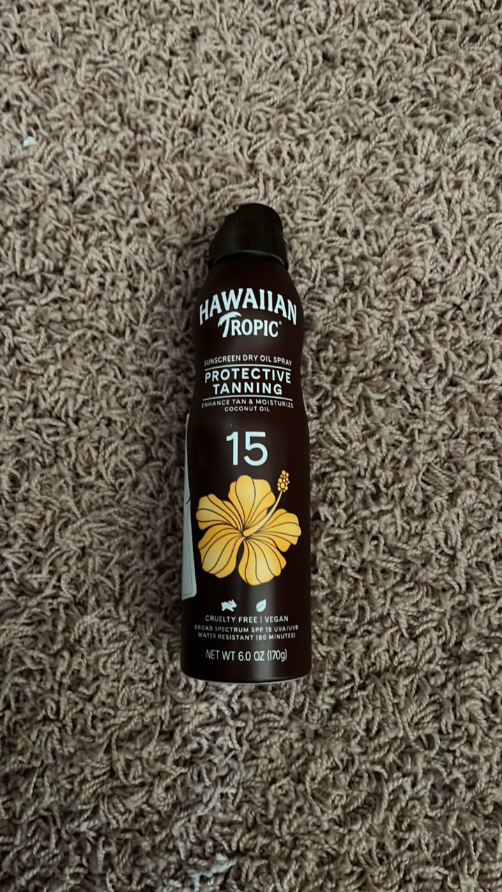 Hawaiian Tropic spf 15 sunscreen 6oz can