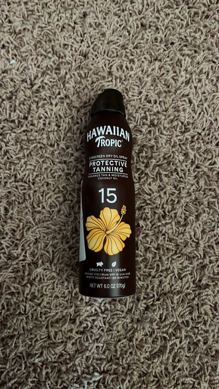 Hawaiian Tropic spf 15 sunscreen 6oz can