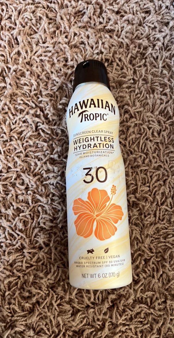 Hawaiian Tropic spf 30 sunscreen 6oz can