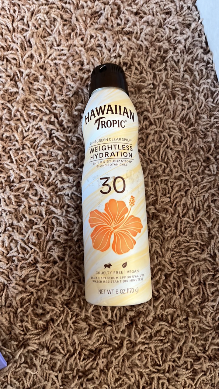 Hawaiian Tropic spf 30 sunscreen 6oz can