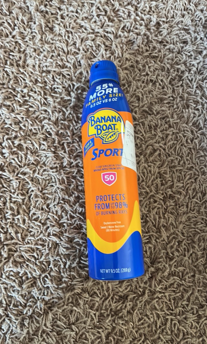 Banana Boat 9.5oz 50spf Sport