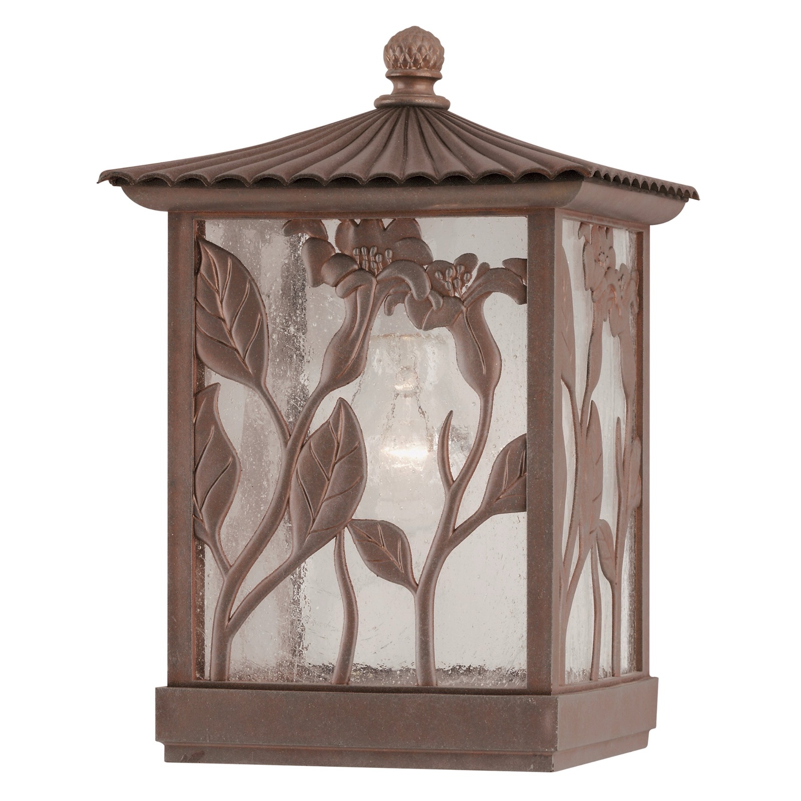 Light Copper Outdoor Wall Lantern With Modern Design  Retail $37