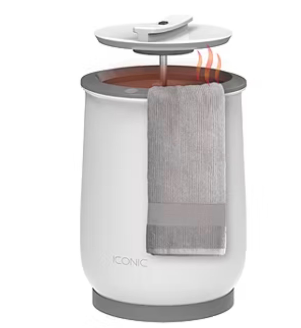 Iconic Luxury Towel Warmer - up to 250 degrees - 45 minutes of heating - Retail $140 - 360 even and continuous warmth