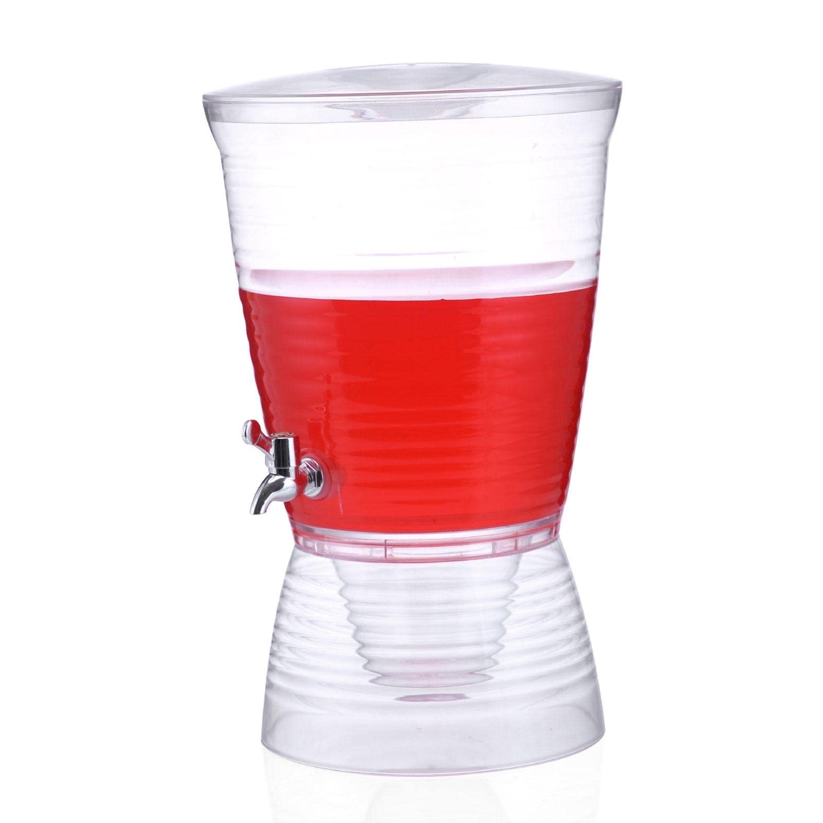 Drink Dispenser plastic 10 Liter Max with lid stand and spout