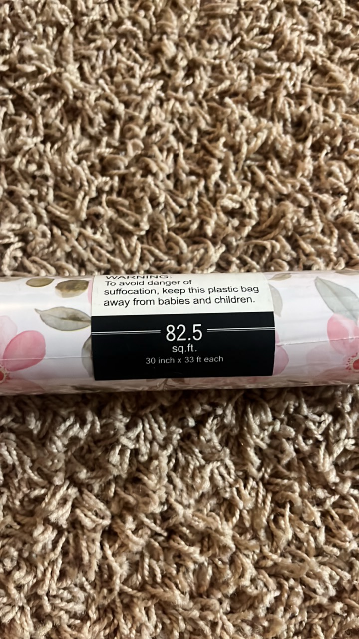 82 Sqfr floral wrapping paper