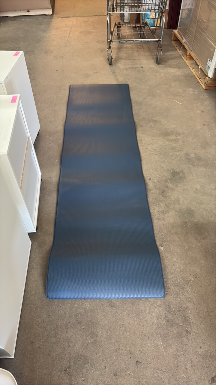 Anti Fatigue Mat, Medium Blue Color, Great Cushioining, Great for Kitchen, Work Space, Office, Home Use and More, Size is About 8-Feet by 2-Feet