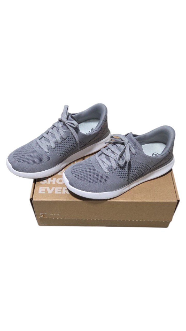 Kizik Lima Grey Shoes Mens 7.5 Womens 9 With Box