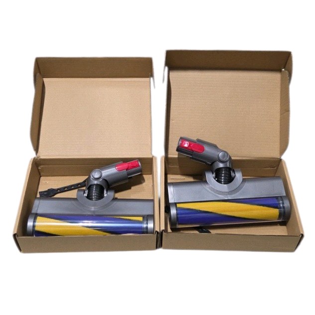 Lot of 2 Vacuum Motorized Brush Head Attachments With Cleaning Tool