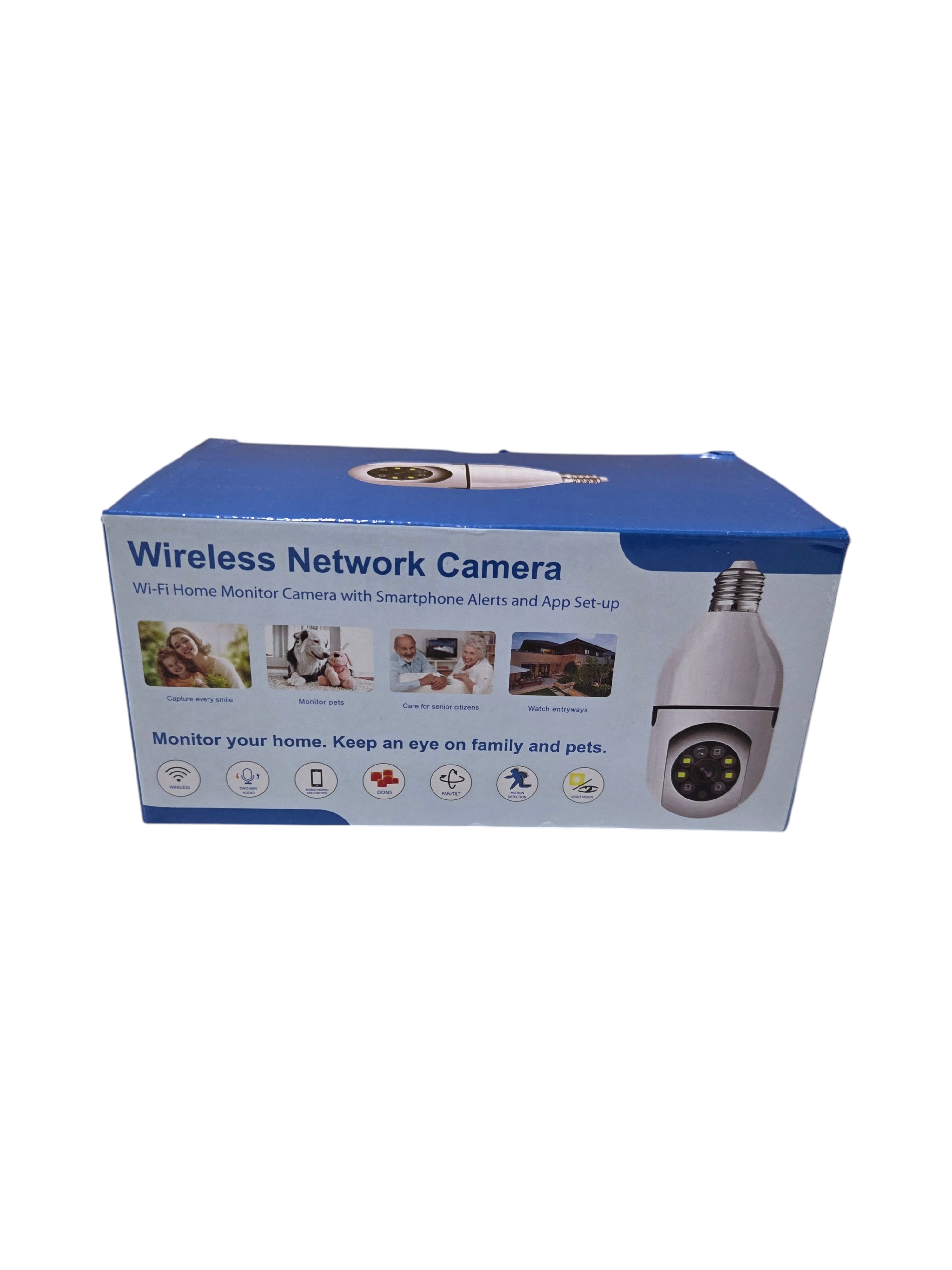 WiFi Smart Wireless Network Light Bulb Camera Model XY-3120S-DP-WIFI