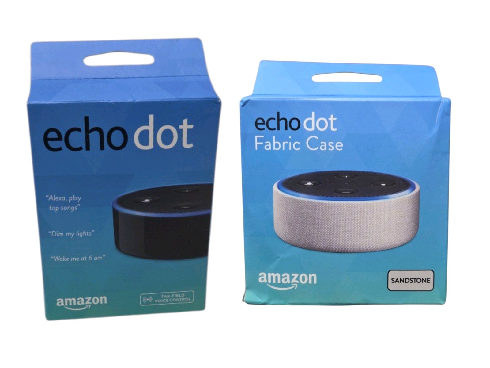 Amazon Echo Dot 2nd Gen Smart Speaker with Alexa Voice Control with fabric case