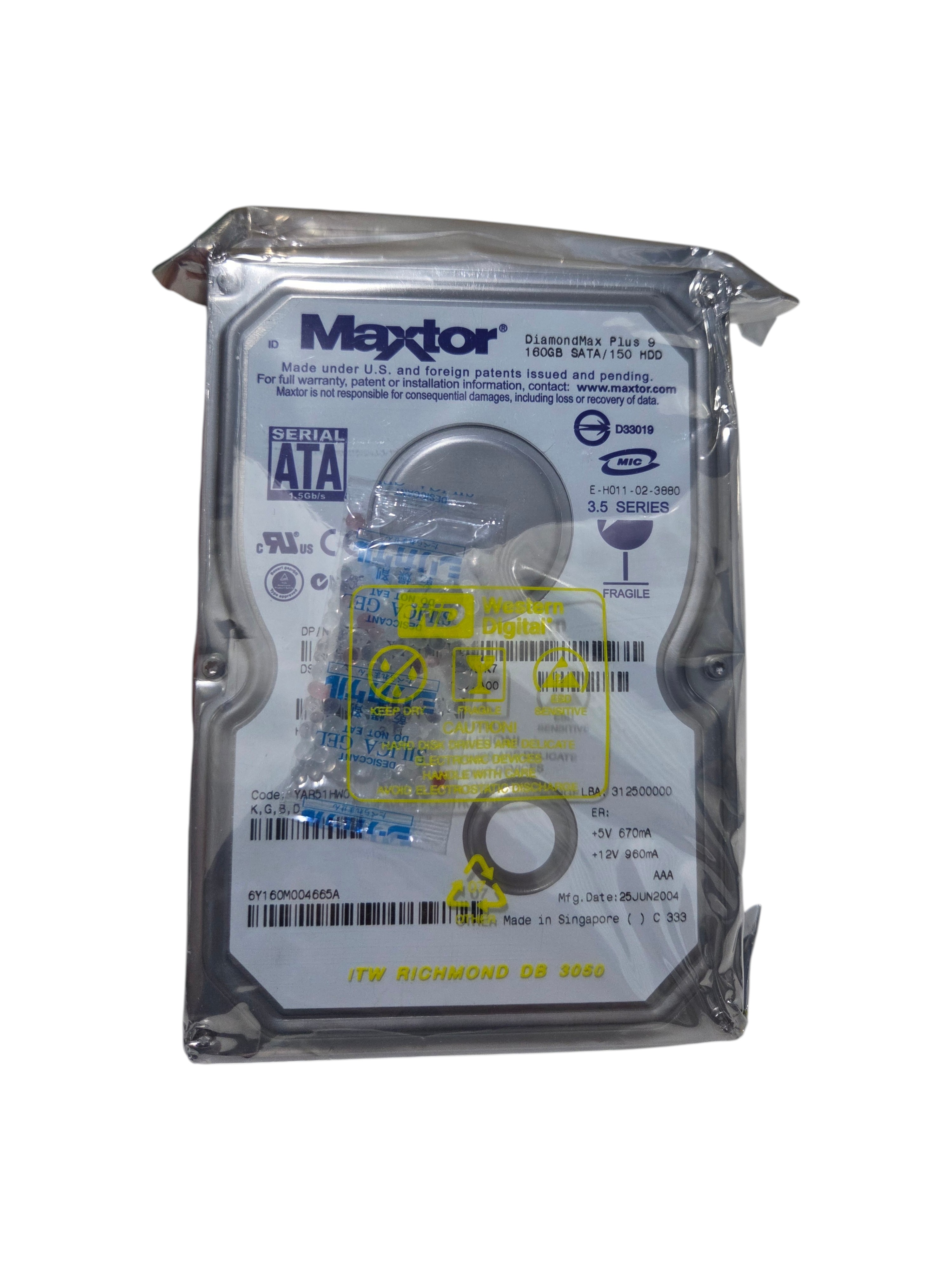 Maxtor DiamondMax Plus 9 160GB SATA 3.5 Internal Hard Drive