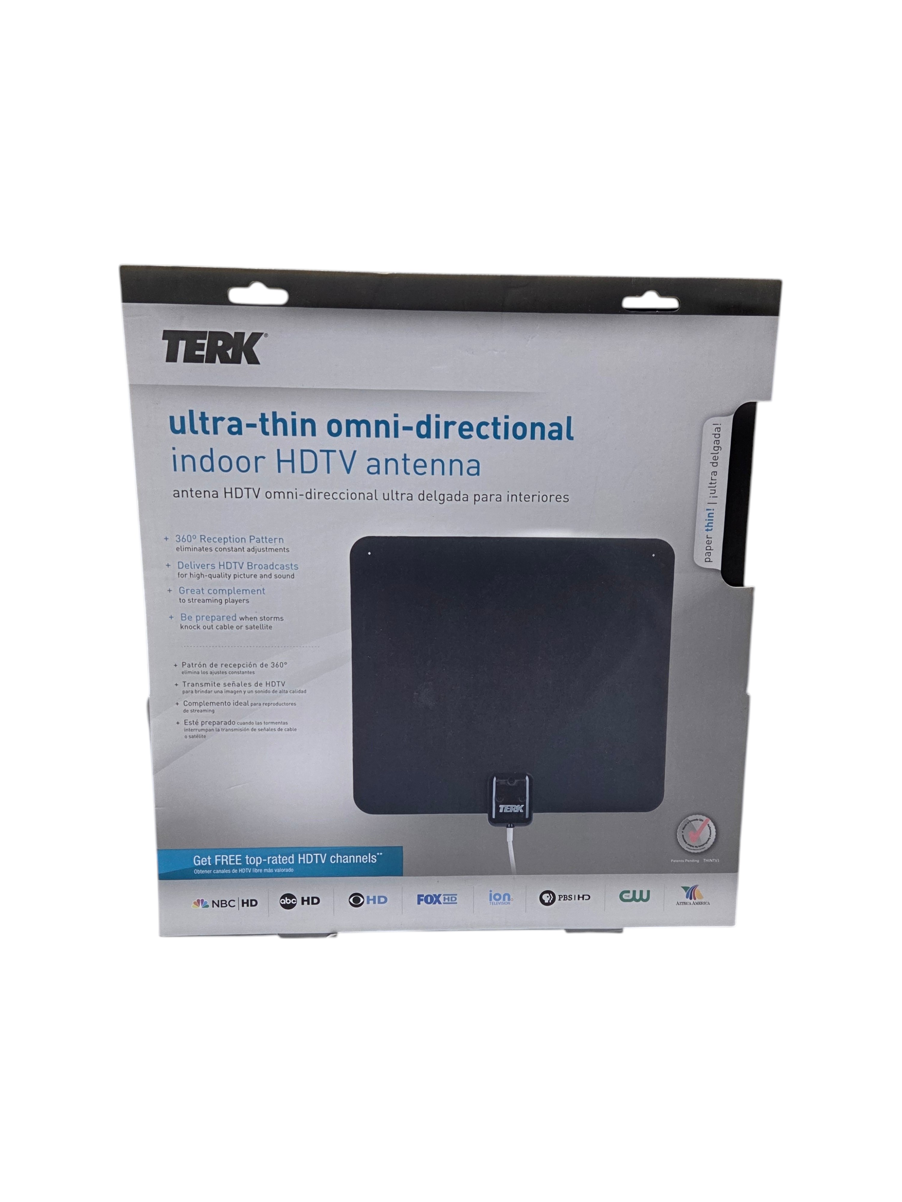 Retail value about $50$90 new. TERK Ultra-Thin Omni-Directional Indoor HDTV Antenna