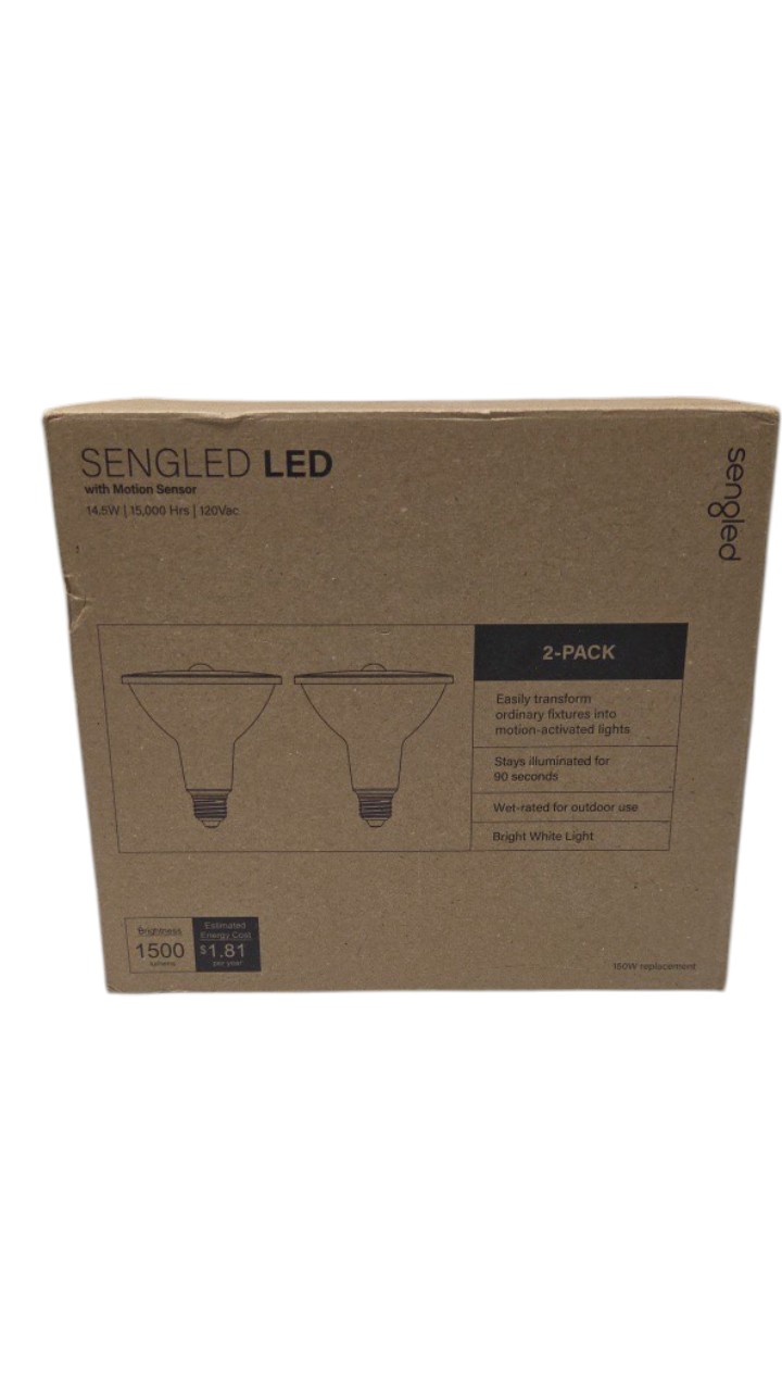 One Sengled PAR38 LED Motion Sensor Flood Light Bulb 1500 Lumens