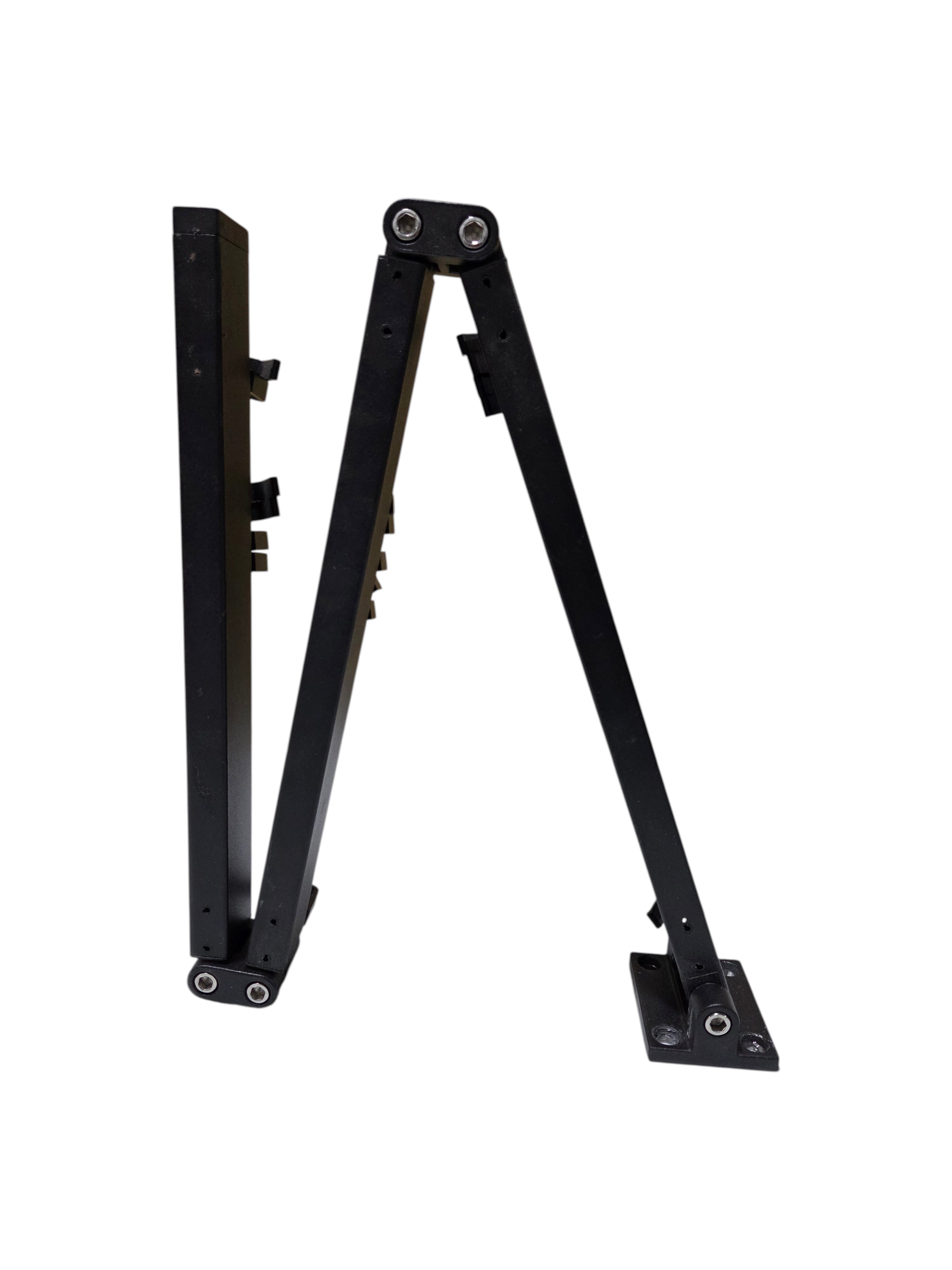 Adjustable Black Metal Wall Mount Brackets  Folding Arm Supports