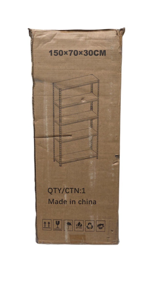150 x 70 x 30 cm 4-Tier Shelf Unit in Box