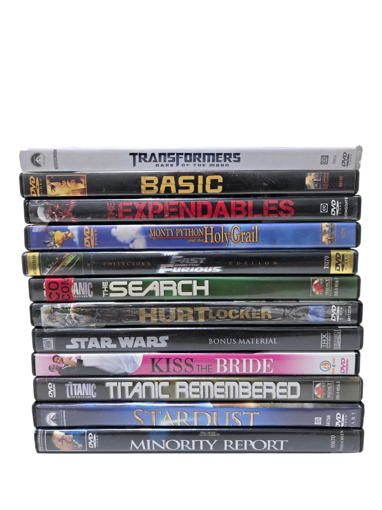Lot Of 12 DVD Movies - Star Wars, Fast & Furious, Monty Python, Stardust, More
